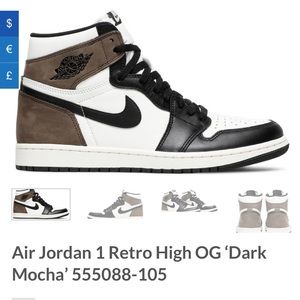 Air Jordan 1 Retro High OG ‘Dark Mocha’